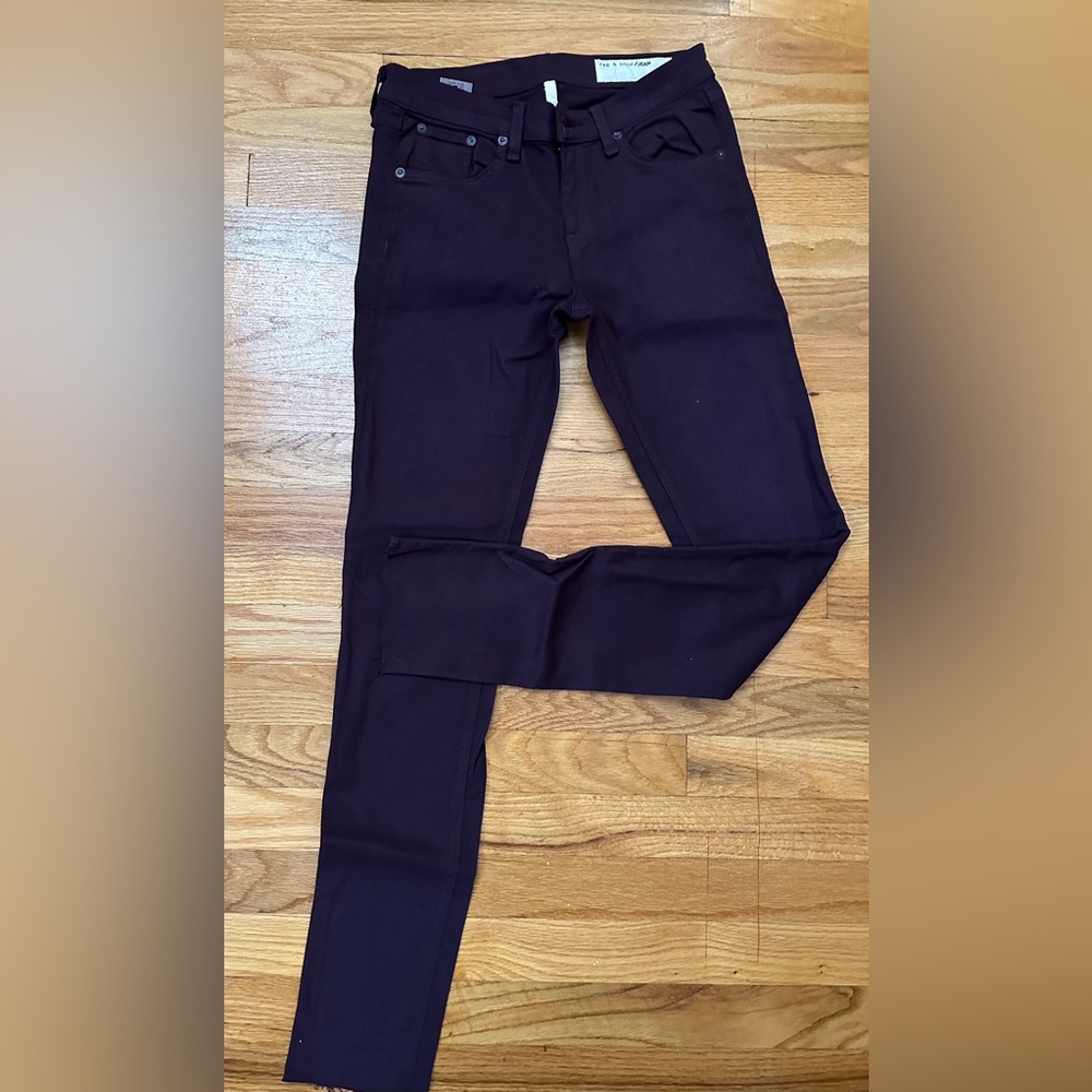 Rag & Bone Wine Color Jeans